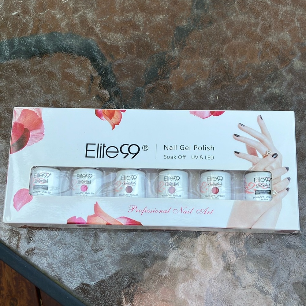 Pink and Red Nail Gel Polish Set Professional Quality